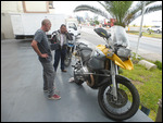 BMW come to check out the problem