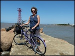 Bike ride along the promenade 