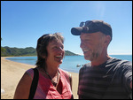 On the beach