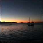 Bay at coral sea