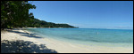 Beach looking towards Matira Point 