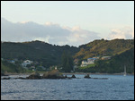 Sailing into the Bay of Islands