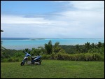 Aitutaki from the top of the mountain, ok, small hill :)