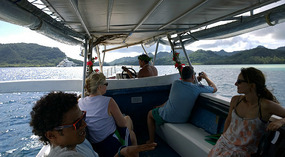 and we're off to explore Huahine