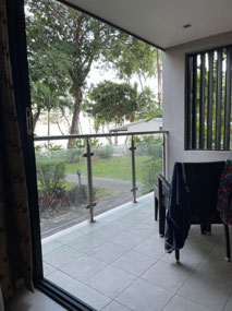 Pulled back the curtains and this was our new view