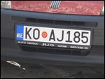 Kotor License Plate