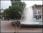 Efren at Ohrid Fountain