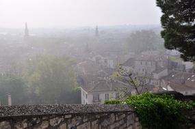 View from Palace gardens in the morning