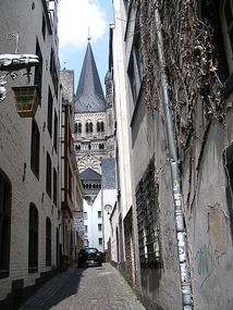 A back street near the Rhine