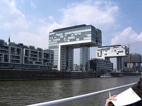 Cologne appartments as seen from our cruise