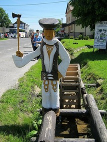 Guard at the water well