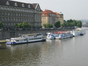 Prague's main river