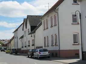 Our car in the rose village