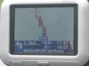 GPS showing hairpin curves!!