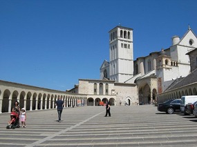 The courtyard at Assisi