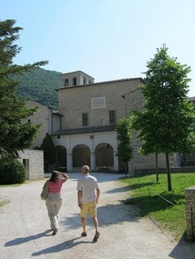 Jane and Ian at monestary