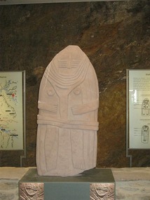 Statue In Information Centre