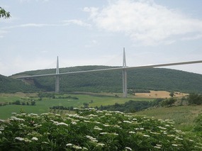 Millau bridge from below