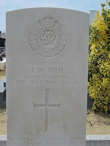 The gravestone