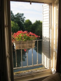 View from our Loire BnB window