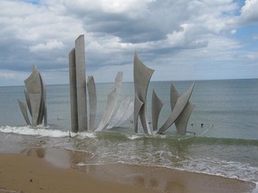 The new Omaha Beach memorial