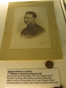 NZ soldier buried at Tyne Cot