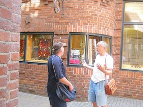 Peter and John on our walking tour