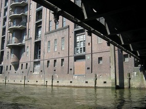 The warehouses at the docks