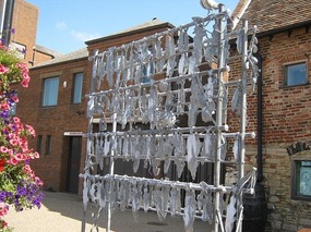 Fish sculpture at King's Lynn