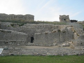 The castle ruins