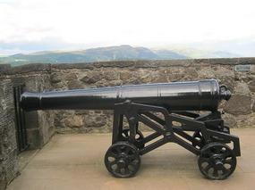 A canon at the castle