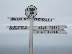 Lands End sign