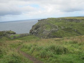 The castle site Tintagel