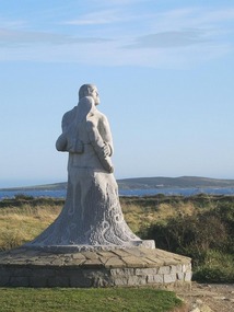 The Mourning Couple statue at Kilmore Quay