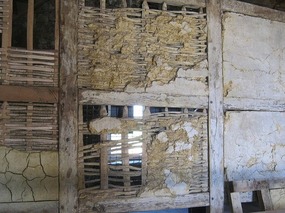 Wattle and daub panels