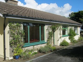 Rear view of our home