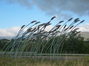 Golden Harvest statue