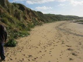 Our last day at the beach at Ballymacaw 
