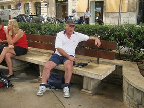 Blogging in the main square