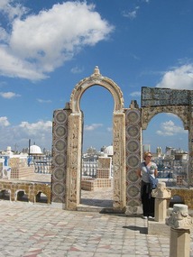 View from carpet factory