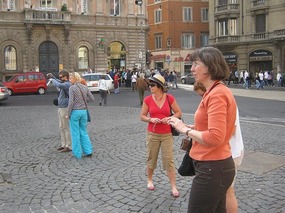 Strolling the streets of Rome