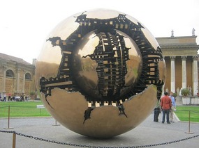 The new World sculpture