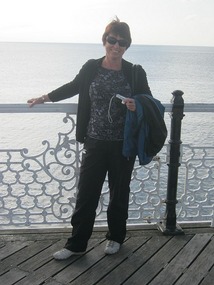 Irene at the end of the Pier