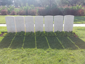 An aircrew lying together