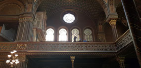 Inside the Spanish Synagogue