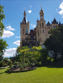 Garden view of the castle