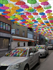 The umbrella display