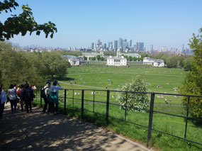 The view from near the Greenwich Observatory