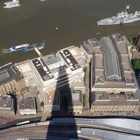 HMS Belfast and the Shard shadow