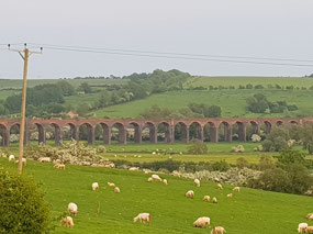 A lovely view of an aqueduct near Redwings Lodge